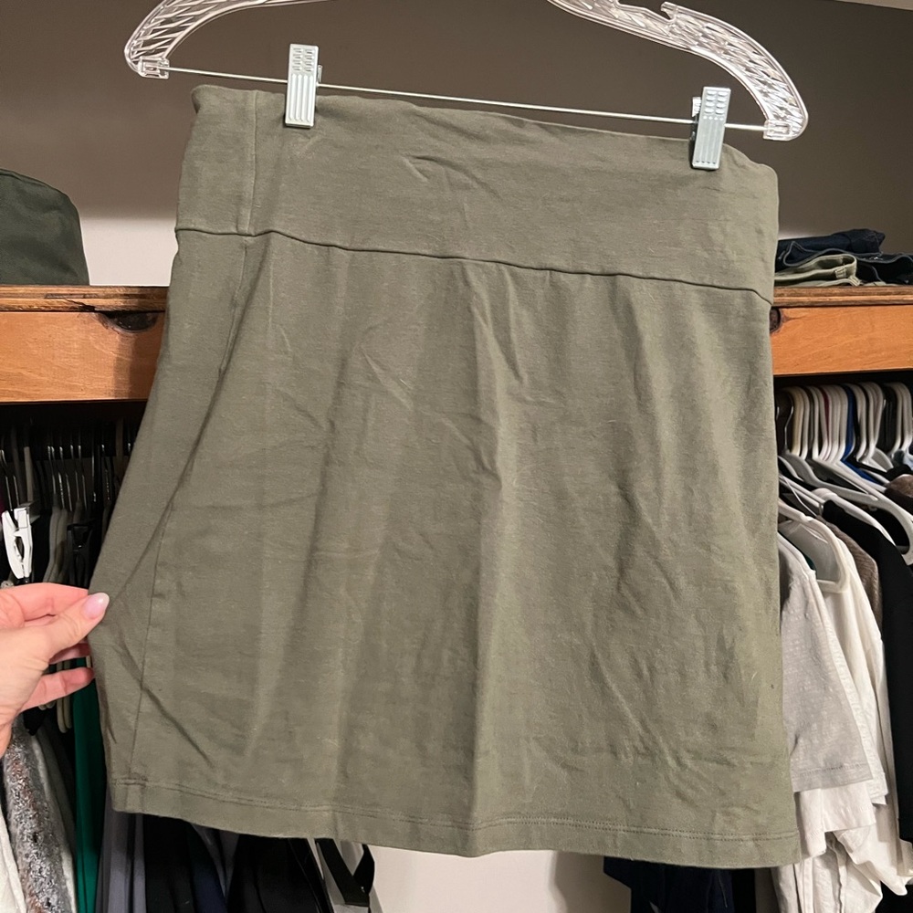 Charlotte Russe Olive Pencil Skirt